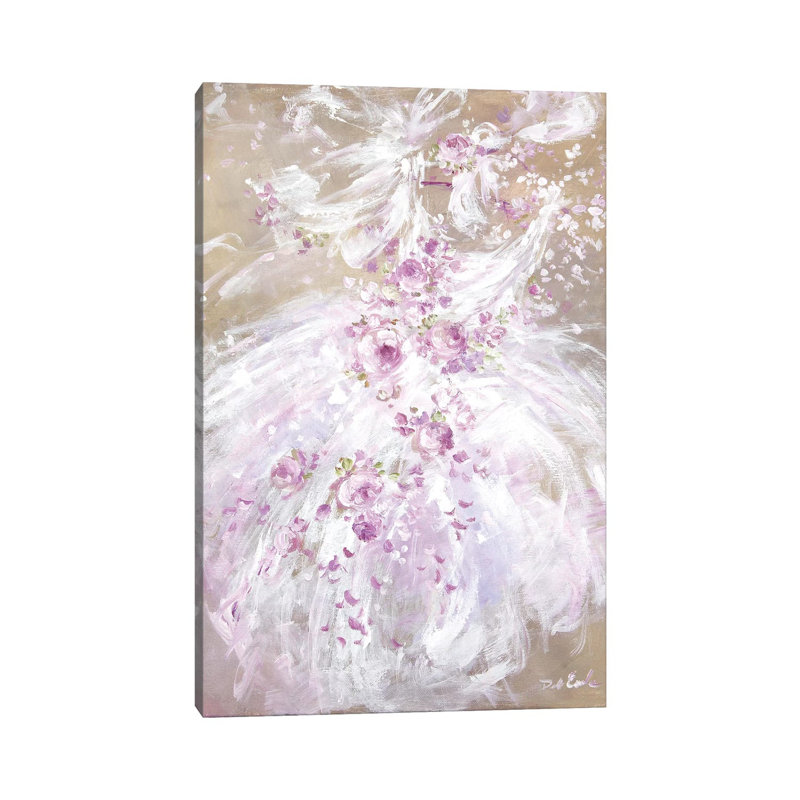 «Tutu Spring» par Debi Coules - reproduction d'art, H 12 po x l 8 po x P 0,75 po, Toile tendue, Pas de tapis