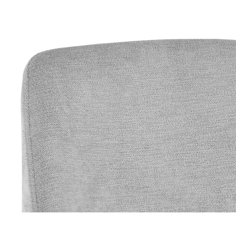 Dover Upholstered Stool with Metal Frame, Taupe, Counter Stool (25.5” Seat Height)