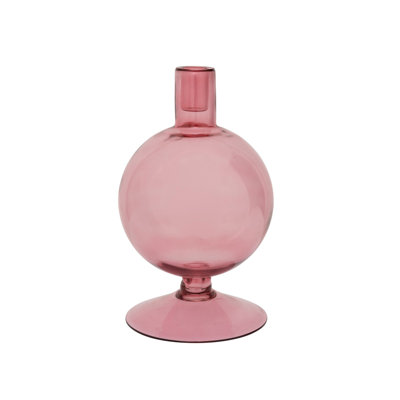 Geri 9.84'' H Glass Tabletop Candlestick