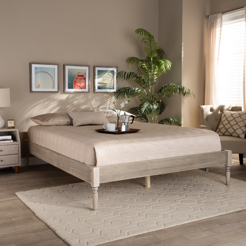 Evie Bed, Full / Double, Antique White