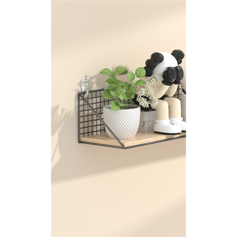 Shanely Metal Floating Shelf, 6.3" H x 17.22" W x 5.12" D