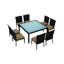 Urbana Outdoor 9 - Piece Dining Set with Cushions-1992492499-1992492504-1887064240