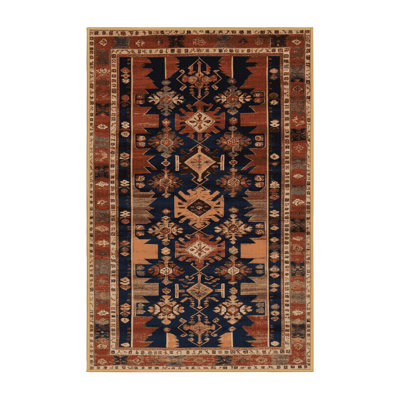 Machine Washable Turkish Brown Area Rug