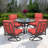 Lucy 4" Outdoor Seat / Back Cushion-1150320629