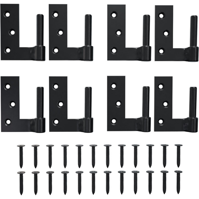 Ensemble de volets décalés SteelTek Jamb Pintel, H 3,25 po x l 2,5 po x P 0,5 po