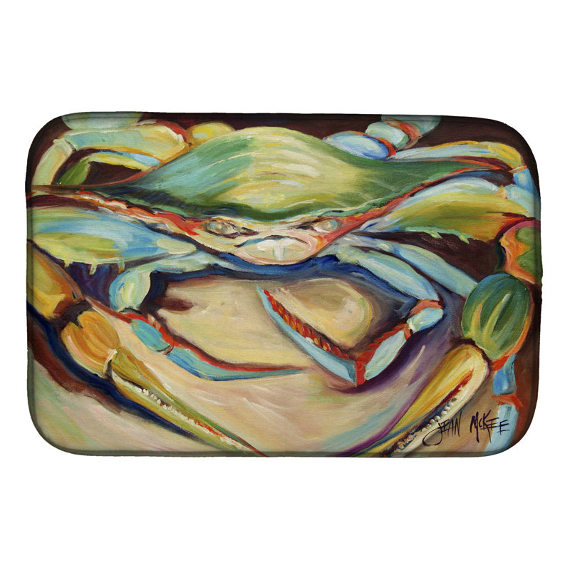 Tapis de séchage crabe