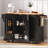 Versatile Rolling Kitchen Island with Multiple Storage Options and Modern Design-1971919674