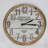 Kensington Station London With Multi Patterned Numbers Wall Clock