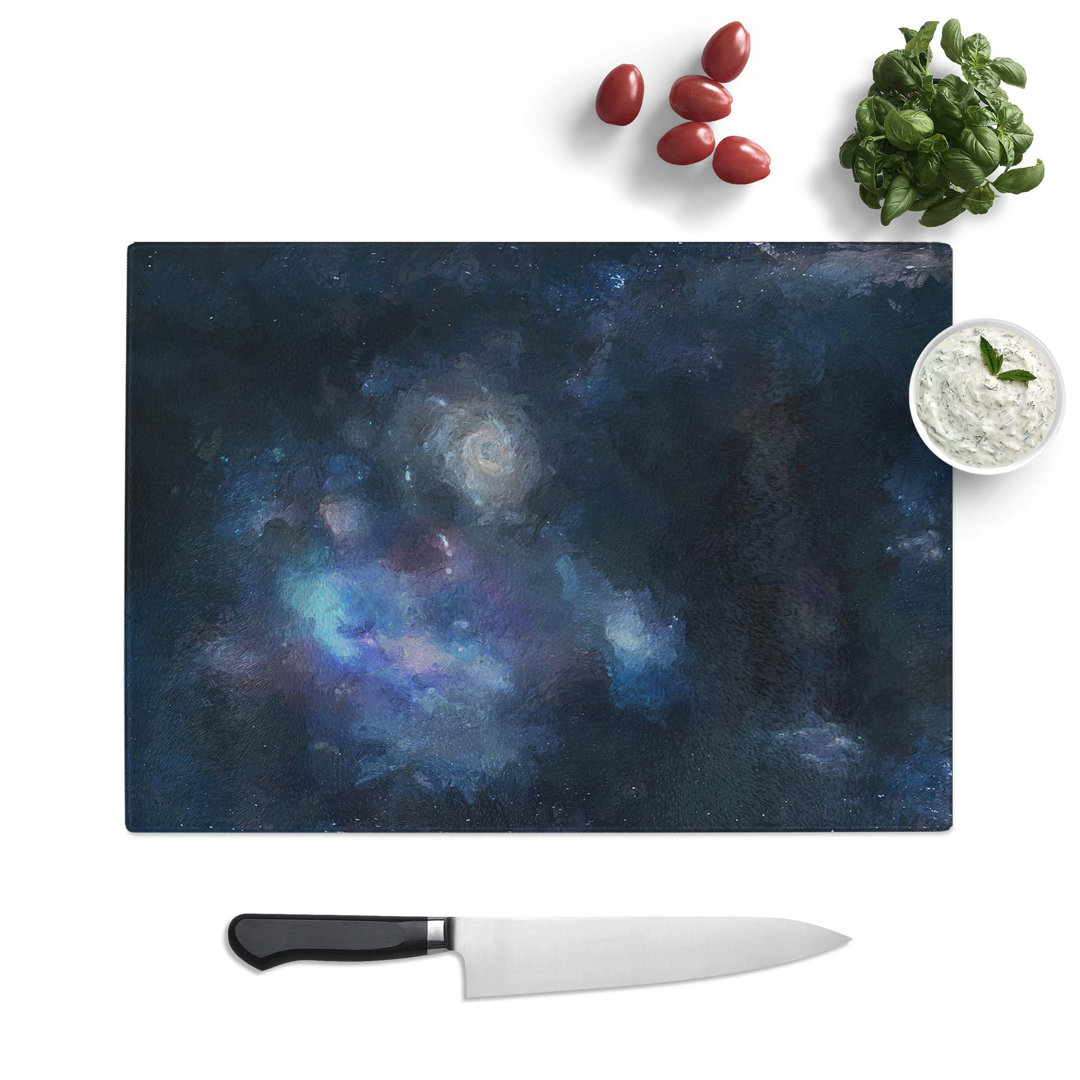 Tempered Glass Universe in Abstract Vol.60 in Abstract Chopping Board