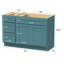 Base de meuble-lavabo simple 51 po seulement-95278089