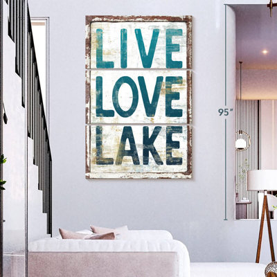 Tergel Live Love Lake, typographie