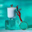 Footed Coral Candle