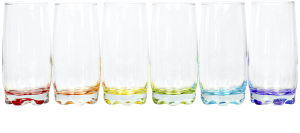 Ivy Bronx Funchess 8 - Piece 16oz. Acrylic Drinking Glass