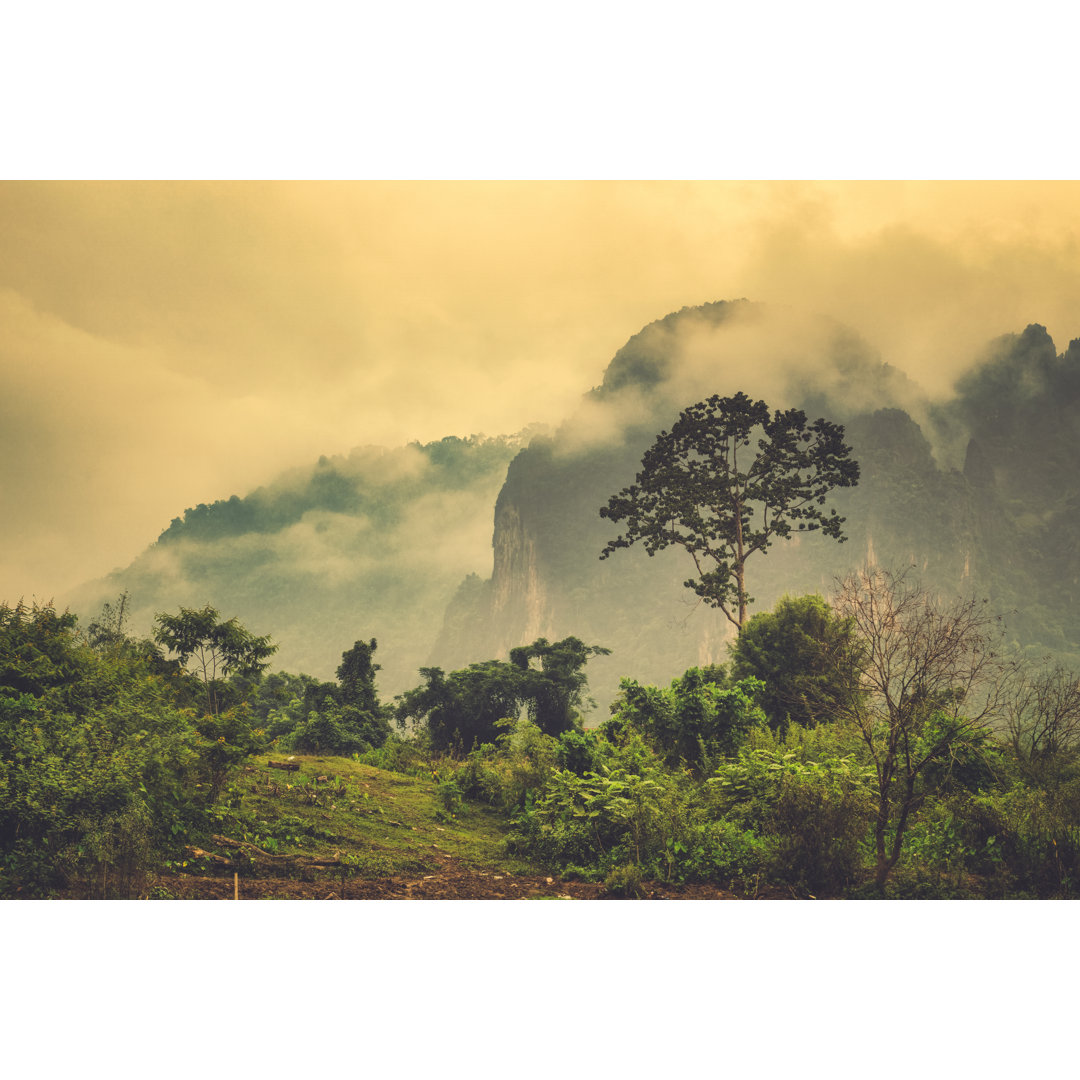 Extreme Terrain-Landschaft von Placebo - Leinwandbild