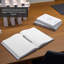 Ensemble de livres vierges décoratifs noirs et blancs - Accessoire de style table basse et tablette polyvalente