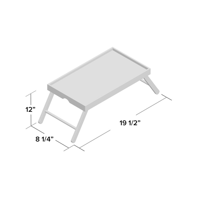Plateau à déjeuner en bois