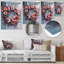 Décoration murale couronne rose et murmures roses et blanches II-412946510-412946505