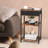 Industrial Printer Stand Rack 3 Tier Printer Table With Storage Printer Shelf With File Drawer Sofa Side Tables Nightstand For Bedroom Machine Stand Holder For Office And Home, Brown
