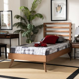 Davene Solid Wood Open-Frame Bed