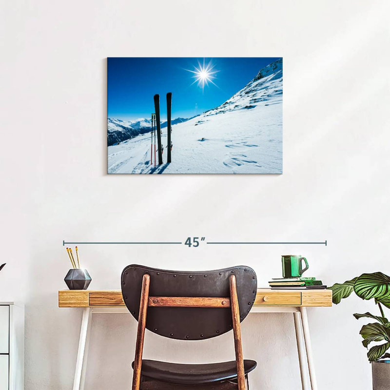 Sireci Sunlit Ski Slope, 20" H x 30" W