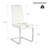 Modern Dining Chairs with Faux Leather Padded Seat Dining Living Room Chairs Upholstered Chair With Metal Legs Design for Kitchen,Living,Bedroom,Dining Room Side Chairs Set of 2