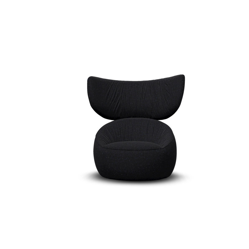 Hana Swivel Tufted Wingback Chair, Solis Dawn