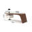 62.99"Brown Rectangle Solid Wood Writing Desk-1552109107