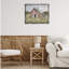 Art mural sur toile flottante Patriotic Barn & Cow par Amber Sterling-811226885-811226887