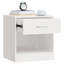 Doraville 1 Drawer Bedside Table-87842790