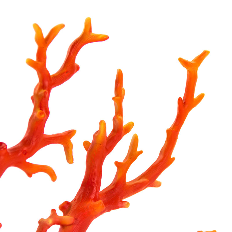 Orné  Coral, H 18,5 po x l 16,5 po x P 10,5 po