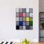 Peinture sur toile originale «Mosaic Color Grid: the Dance, Structure & Mouvement» par Anginette