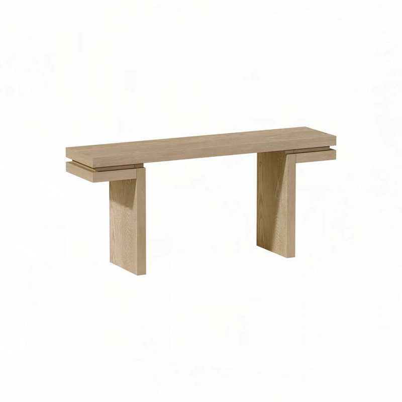 Wilborn 66'' Console Table, Oak