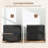 Metal frame File Cabinet with 2 Drawers and Keys