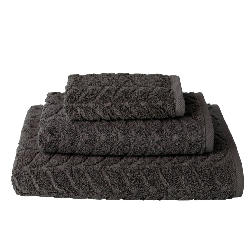 Kerr Turkish Cotton Plush Mulit-Size Set, Dark Gray