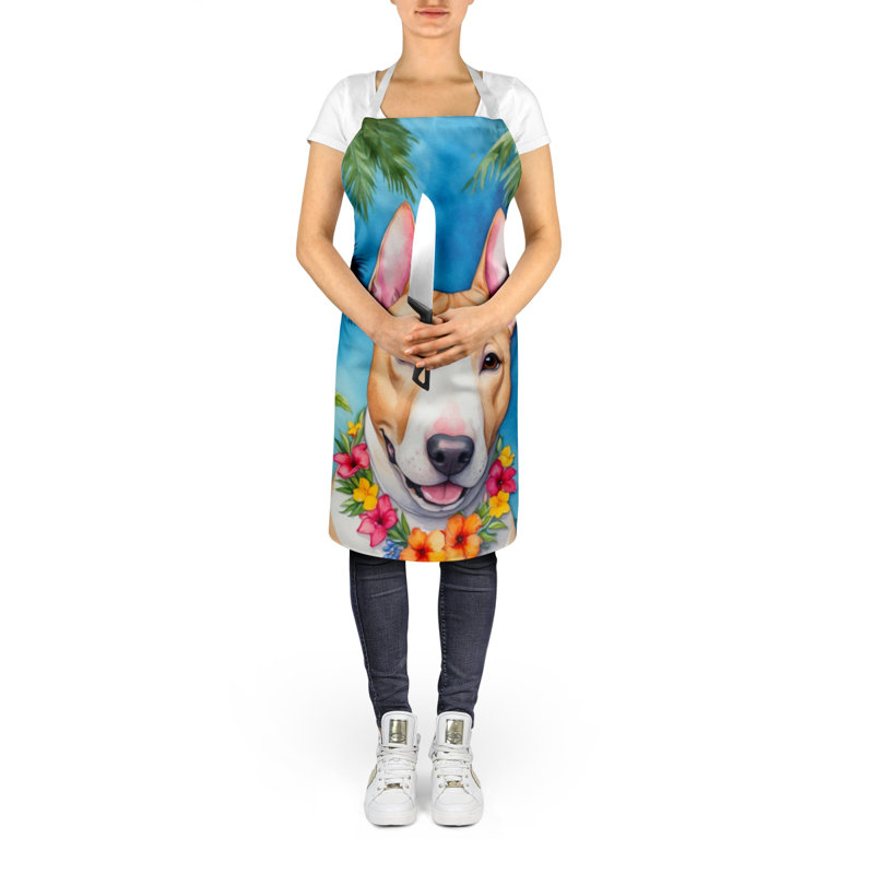 Tablier anglais Bull Terrier Luau