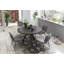 Piatto Mango Round Wood Top Dining Table-968552243