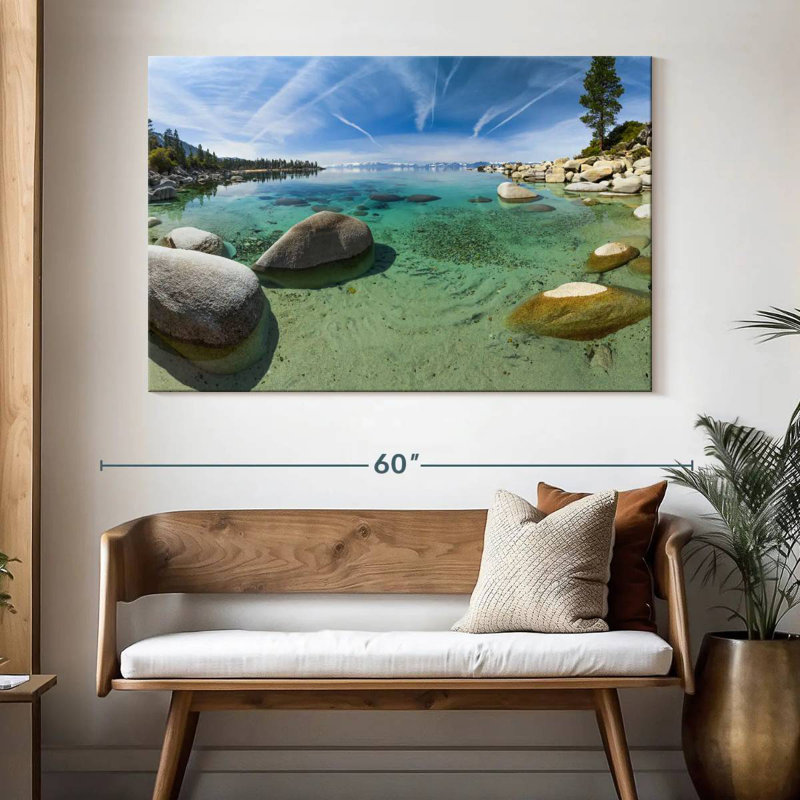 Alvord Lake Tahoe Shoreline, H 34 po x l 51 po
