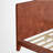 Wood Platform Bed With Wide Edge Frame, Low-Profile, Rectangular Panel Headboard, Contemporary, Bedroom-216137305-216137304