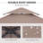 8 Ft. W x 5 Ft. D Steel Grill Gazebo-94257340