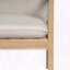 Fauteuil club d'extérieur en bois d'acacia