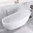 63" X 31.2" Freestanding Soaking Acylic Bathtub