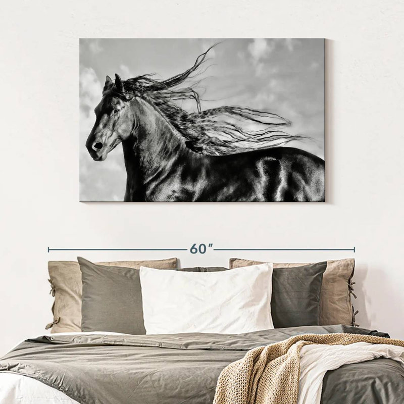 Wind Blown Mane III, 32" H x 48" W