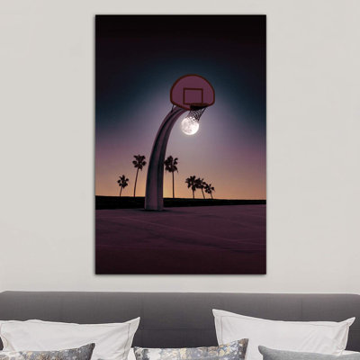 Basketmoon by Jonas Loose - Wrapped Canvas Print