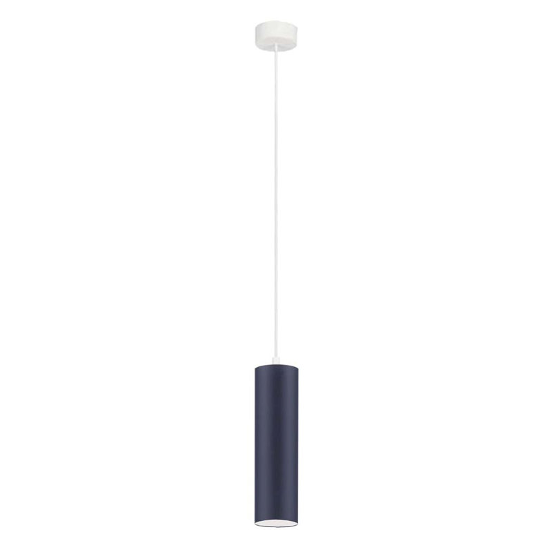 Murdoch 1 - Light Single Pendant, White, Dark Blue