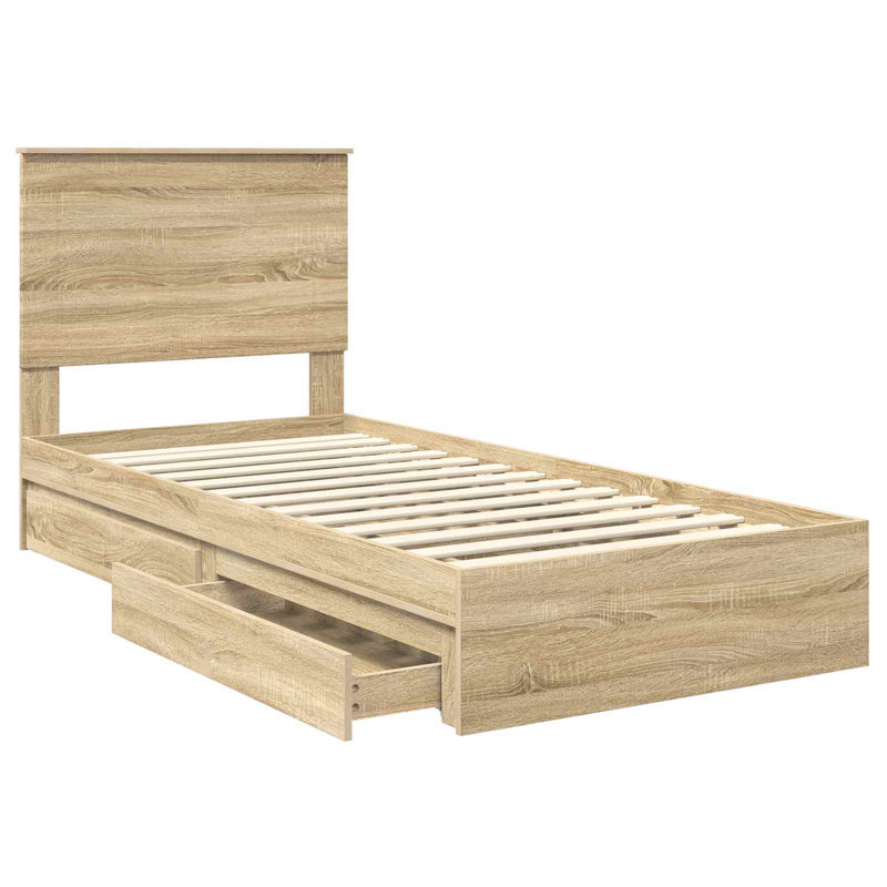 Bed, Sonoma Oak, Small Single (2'6)