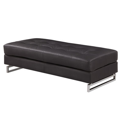 Legs Leather In Brown With Solid Wood - Oversized Option Design