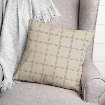 Checkered Throw Pillow