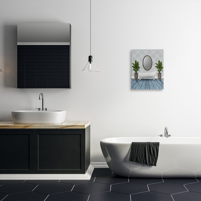 Toile de baignoire Restful Wash, design par Marcus Prime, H 20 po x l 16 po
