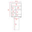 Garde-manger 66,5 po
