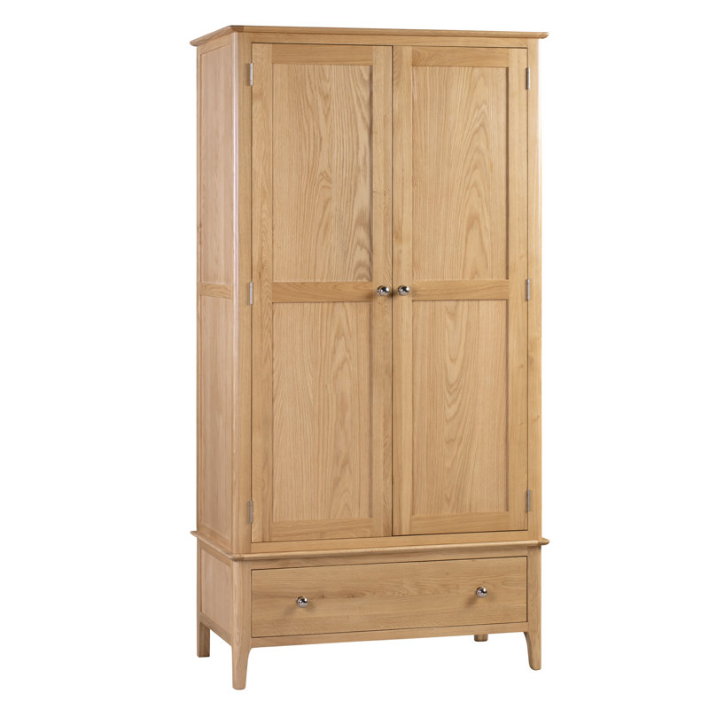 Mapleview 2 Door Solid Wood Wardrobe